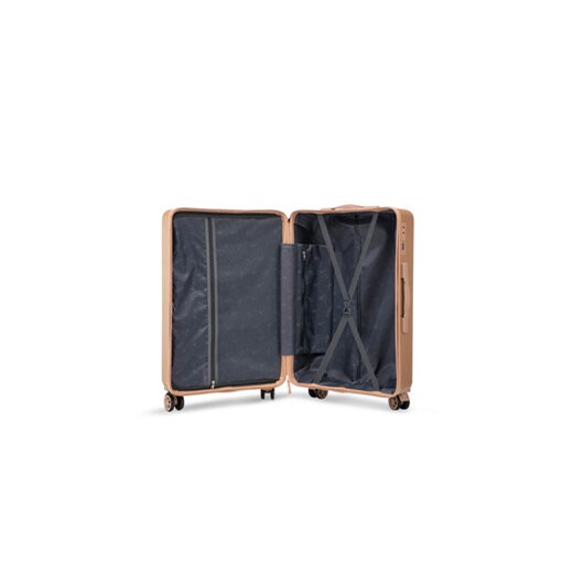 Semi Line Walizka średnia T5912-2 Złoty Semi Line one size MODIVO