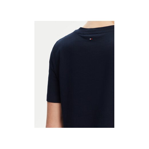 Tommy Hilfiger T-Shirt WW0WW45522 Granatowy Regular Fit Tommy Hilfiger L MODIVO