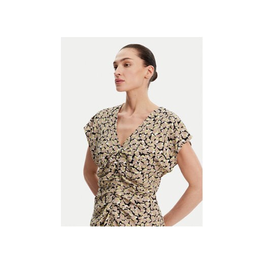 French Connection Sukienka codzienna 71YCV Khaki Regular Fit French Connection 42 MODIVO