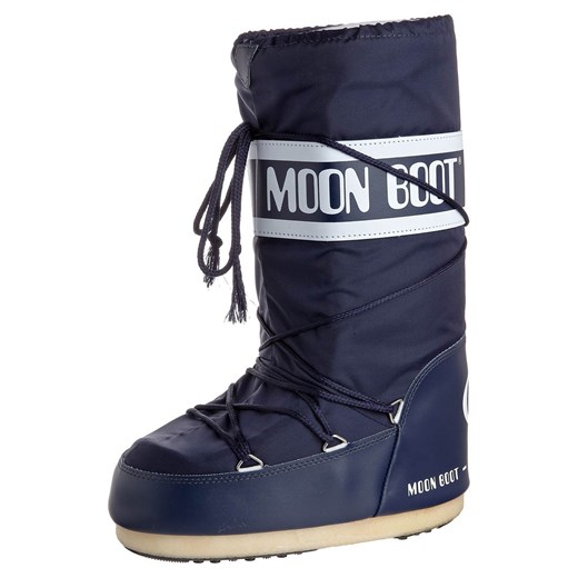 Moon Boot NYLON Śniegowce blu zalando szary Botki