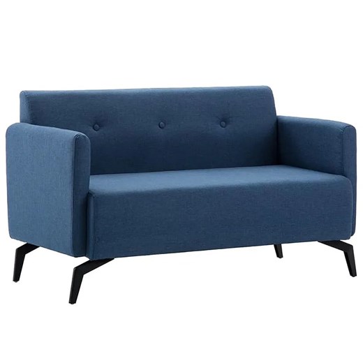 Stylowa 2-osobowa sofa Skoma 2X - niebieska ze sklepu Edinos.pl w kategorii Sofy i kanapy - zdjęcie 179007919