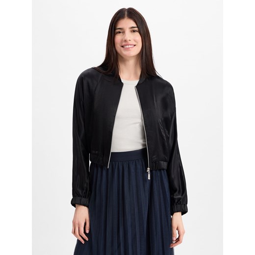 More & More Bluza damska Kobiety wiskoza czarny jednolity More & More 44 wyprzedaż vangraaf