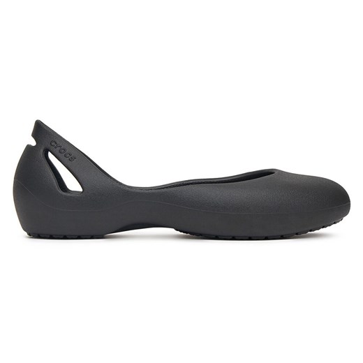 Klapki basenowe Crocs KADEE FLAT BLK 210833-001 ze sklepu ccc.eu w kategorii Balerinki - zdjęcie 179009256
