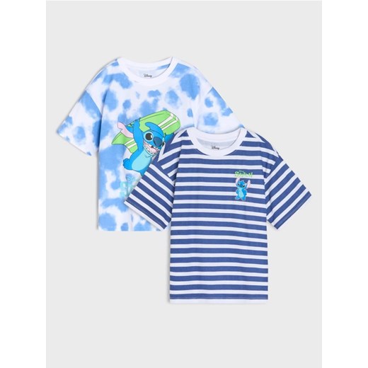 Sinsay - Koszulki 2 pack Stitch - niebieski ze sklepu Sinsay w kategorii T-shirty chłopięce - zdjęcie 179010618