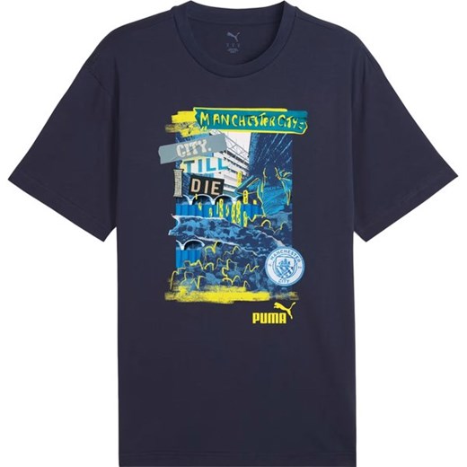 Koszulka męska Manchester City FC ftblNRGY + Tee Puma ze sklepu SPORT-SHOP.pl w kategorii T-shirty męskie - zdjęcie 179010808