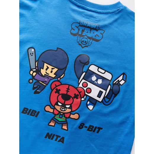 Reserved - T-shirt Brawl Stars - niebieski ze sklepu Reserved w kategorii T-shirty chłopięce - zdjęcie 179011567