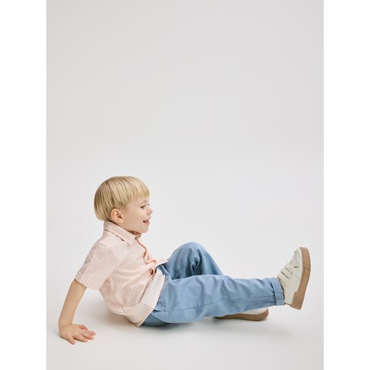 Reserved - Tkaninowe spodnie - niebieski Reserved 5-2 lata) Reserved