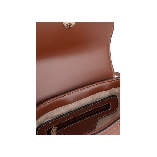 Listonoszka brązowa Gino Rossi matowa młodzieżowa na ramię 