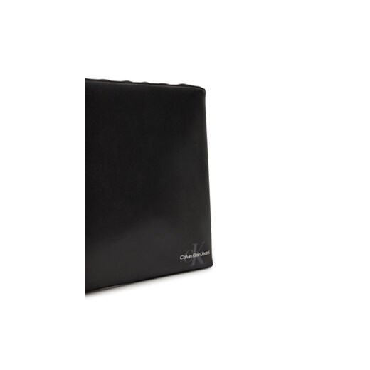 Calvin Klein Jeans Saszetka Mono Logo Zip Pouch Pu LV04G1049G Czarny uniwersalny MODIVO
