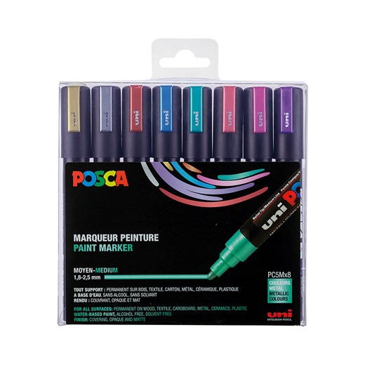 Posca Zakreślacze (8 szt.) &quot;Uni Posca PC&quot; ze sklepu Limango Polska w kategorii Akcesoria biurowe - zdjęcie 179015475