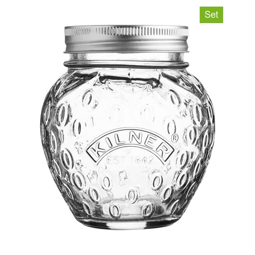 Kilner Słoiki (2 szt.) na przetwory - 400 ml ze sklepu Limango Polska w kategorii Akcesoria kuchenne - zdjęcie 179015565