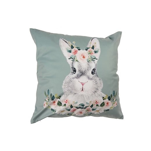 Clayre &amp; Eef Poszewka w kolorze zielonym na poduszkę - 45 x 45 cm ze sklepu Limango Polska w kategorii Poszewki na poduszki - zdjęcie 179015658