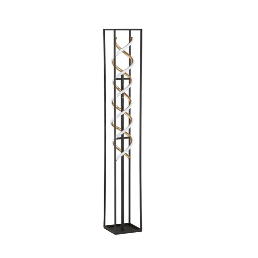 FISCHER &amp; HONSEL Lampa stojąca LED &quot;Gian&quot; w kolorze złoto-czarnym - 20 x 135 x 20 cm ze sklepu Limango Polska w kategorii Oświetlenie - zdjęcie 179015755