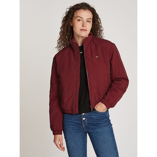 TOMMY JEANS Kurtka przejściowa w kolorze bordowym ze sklepu Limango Polska w kategorii Kurtki damskie - zdjęcie 179016196