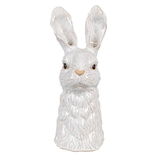 Clayre &amp; Eef Wazon w kolorze białym - 13 x 33 x 14 cm ze sklepu Limango Polska w kategorii Wazony - zdjęcie 179016335