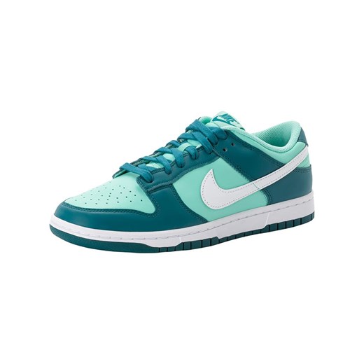 Nike Sportswear Skórzane sneakersy &quot;Dunk Low&quot; w kolorze turkusowym ze sklepu Limango Polska w kategorii Buty sportowe damskie - zdjęcie 179016517