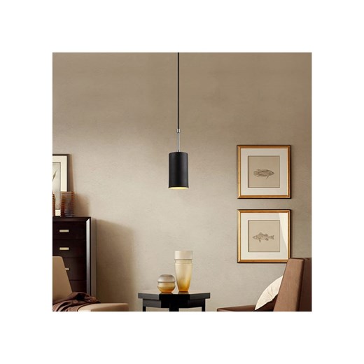 Opviq Lampa wisząca &quot;Kem&quot; w kolorze czarnym - Ø 9 cm ze sklepu Limango Polska w kategorii Lampy wiszące - zdjęcie 179017268