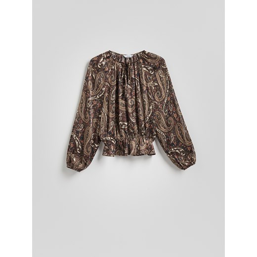 Reserved - Wzorzysta bluzka - wielobarwny Reserved L Reserved