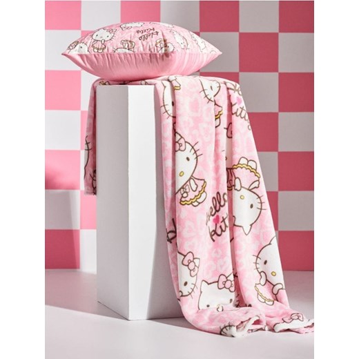 Sinsay - Koc Hello Kitty - różowy ze sklepu Sinsay w kategorii Koce i pledy - zdjęcie 179022105