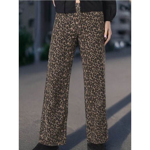 Sinsay - Jeansy wide leg - wielobarwny ze sklepu Sinsay w kategorii Jeansy damskie - zdjęcie 179022238