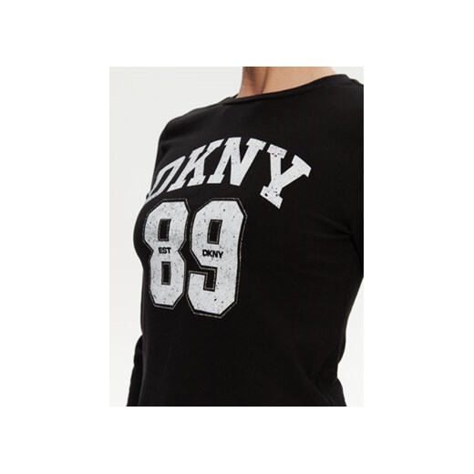 Bluzka damska DKNY biała w stylu młodzieżowym 