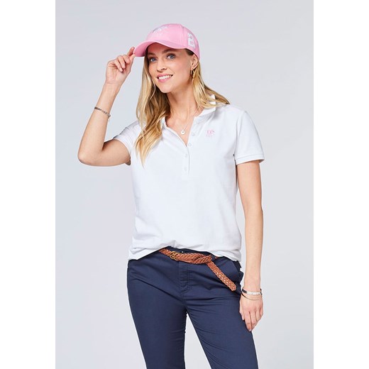 Polo Sylt Koszulka polo w kolorze białym ze sklepu Limango Polska w kategorii Bluzki damskie - zdjęcie 179025338
