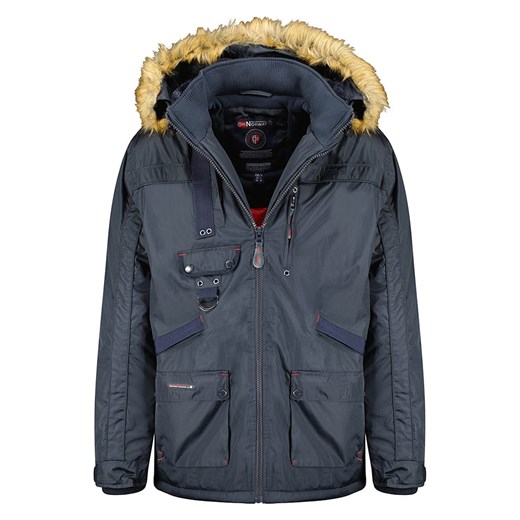 Geographical Norway Parka &quot;Chirac&quot; w kolorze granatowym ze sklepu Limango Polska w kategorii Parki męskie - zdjęcie 179025906