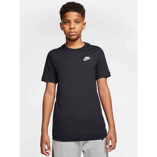 Nike Sportswear Koszulka w kolorze czarnym ze sklepu Limango Polska w kategorii T-shirty chłopięce - zdjęcie 179026376