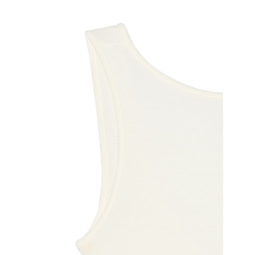 Cropp - Biały kombinezon ze spódniczką - biały Cropp M Cropp