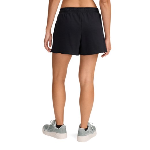 Damskie spodenki dresowe Under Armour UA Rival Terry Short - czarne ze sklepu Sportstylestory.com w kategorii Szorty - zdjęcie 179028098