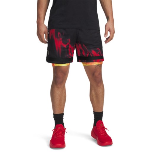Męskie spodenki do koszykówki Under Armour Curry Statement Short I - czarne ze sklepu Sportstylestory.com w kategorii Spodenki męskie - zdjęcie 179028196