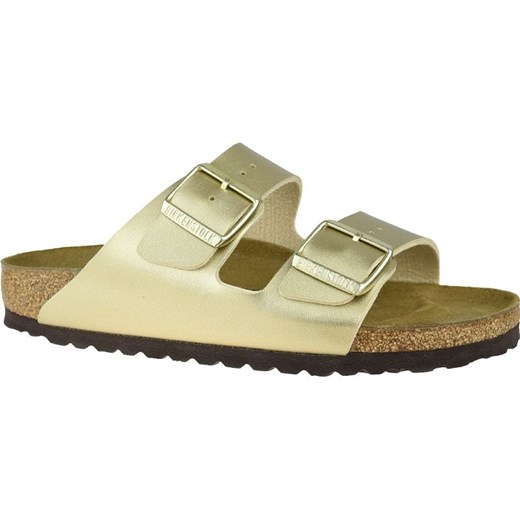 Klapki Birkenstock Arizona Bf 1016111 złoty ze sklepu ButyModne.pl w kategorii Klapki damskie - zdjęcie 179030456