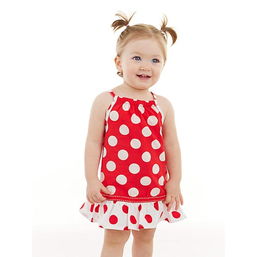 Denokids Sukienka &quot;Dotted&quot; w kolorze czerwonym ze sklepu Limango Polska w kategorii Sukienki niemowlęce - zdjęcie 179031269