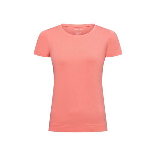 Marie Lund T-shirt damski Kobiety Dżersej koralowy jednolity ze sklepu vangraaf w kategorii Bluzki damskie - zdjęcie 179034746
