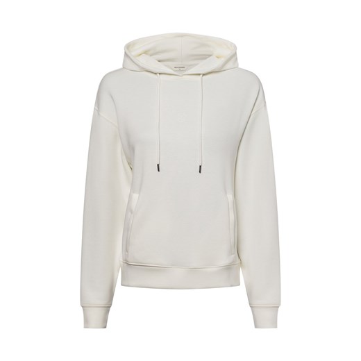 Msch Copenhagen Damski sweter z kapturem Kobiety Sztuczne włókno écru jednolity ze sklepu vangraaf w kategorii Bluzy damskie - zdjęcie 179034759