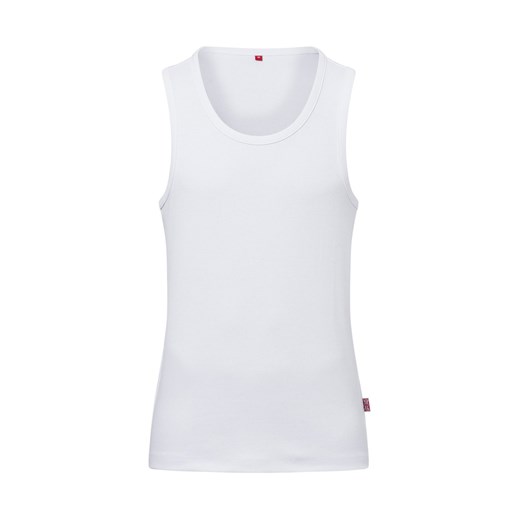 Finshley & Harding London Tank top męski Mężczyźni Bawełna biały wypukły wzór tkaniny ze sklepu vangraaf w kategorii T-shirty męskie - zdjęcie 179034766