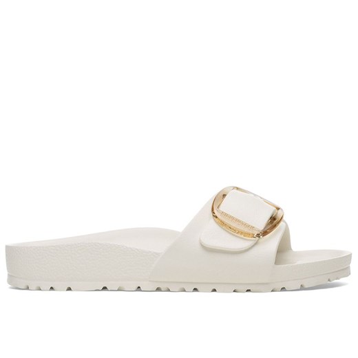 Klapki Birkenstock Madrid Big Buckle 1029633 - białe ze sklepu streetstyle24.pl w kategorii Klapki damskie - zdjęcie 179035026