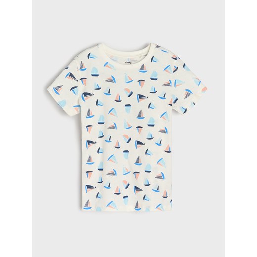 Sinsay - Koszulki 2 pack - kremowy Sinsay 104 Sinsay