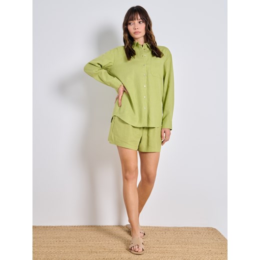 Koszula damska Sinsay z wiskozy z kołnierzykiem 