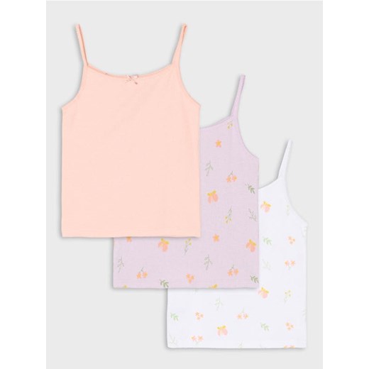Sinsay - Podkoszulki 3 pack - biały ze sklepu Sinsay w kategorii Podkoszulki dziecięce - zdjęcie 179036169