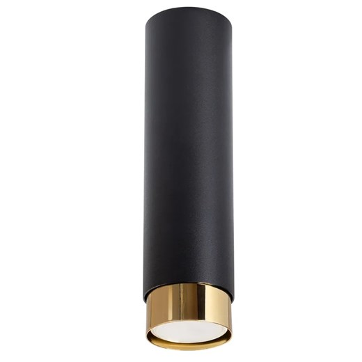 Złota lampa tuba w stylu glamour - M095-Szabol ze sklepu Edinos.pl w kategorii Lampy sufitowe - zdjęcie 179037899