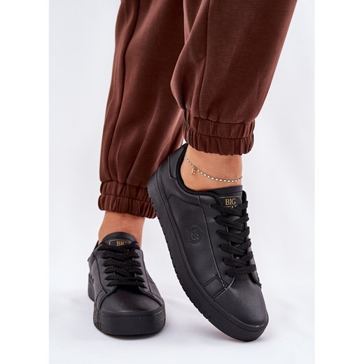 Trampki damskie BIG STAR wiązane casual z niską cholewką