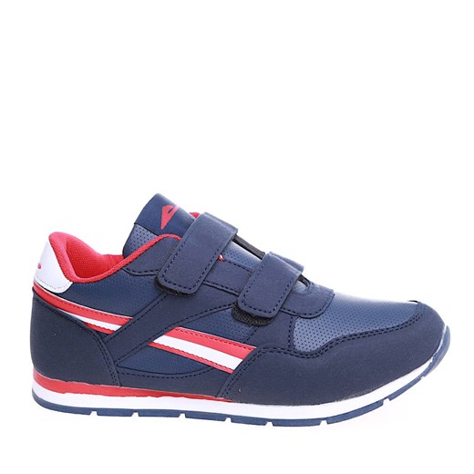 Sportowe granatowo czerwone buty chłopięce na rzepy /G4-1 15930 T481/ ze sklepu Pantofelek24.pl w kategorii Buty sportowe męskie - zdjęcie 179041175