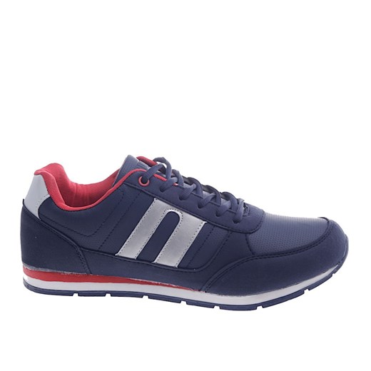 Sznurowane męskie buty sportowe Granatowe /C5-1 13116 T489/ ze sklepu Pantofelek24.pl w kategorii Trampki męskie - zdjęcie 179041426