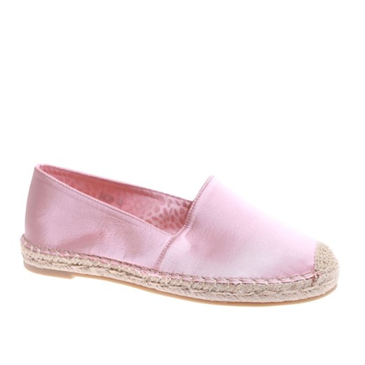 Różowe wsuwane baleriny espadryle /F7-2 17216  G6-15/ ze sklepu Pantofelek24.pl w kategorii Espadryle damskie - zdjęcie 179042848