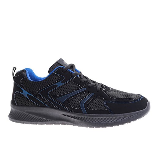 Sznurowane męskie buty sportowe Czarno granatowe /B2-1 15747 T378/ ze sklepu Pantofelek24.pl w kategorii Trampki męskie - zdjęcie 179044365