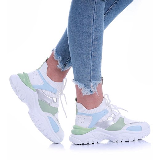 Wsuwane buty sportowe damskie /C7-2 11493 T693/ ze sklepu Pantofelek24.pl w kategorii Buty sportowe damskie - zdjęcie 179047609