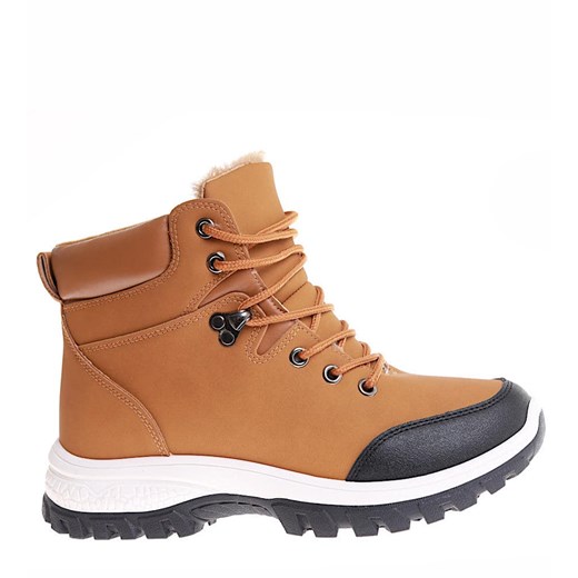 Zimowe uniwersalne buty trekkingowe /A10-2 17099 T593/ ze sklepu Pantofelek24.pl w kategorii Buty trekkingowe damskie - zdjęcie 179047658