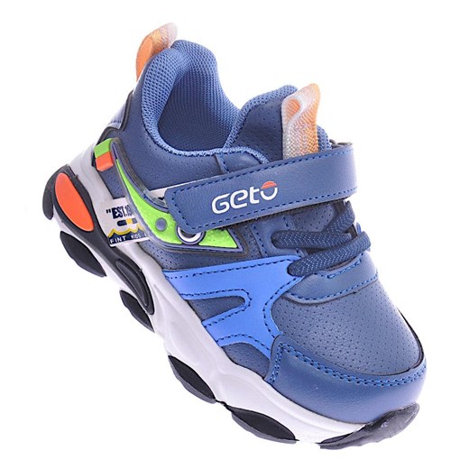Granatowe chłopięce trampki  /G12-2 12453 T497/ ze sklepu Pantofelek24.pl w kategorii Buty sportowe dziecięce - zdjęcie 179052459