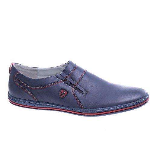 Wsuwane męskie półbuty Nadwymiar /G2-1 1420 S582/ Pantofelek24 48 Pantofelek24.pl